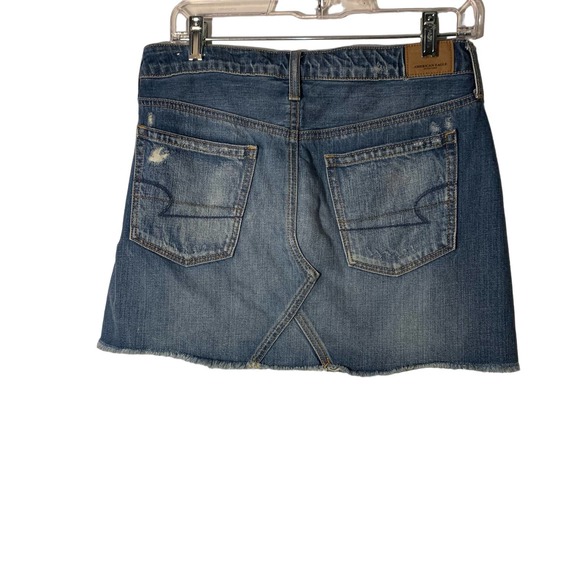 American Eagle Outfitters High Waist Denim Skirt sz 6 - Picture 2 of 4